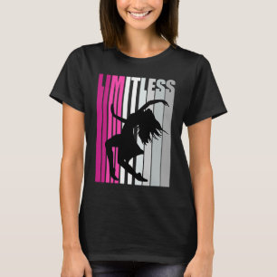 T-shirt Filles Rose Limitless Dance Danse Musicale Retro P
