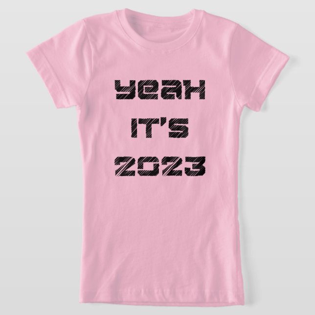 T-shirt filles roses 2023 (Poser)