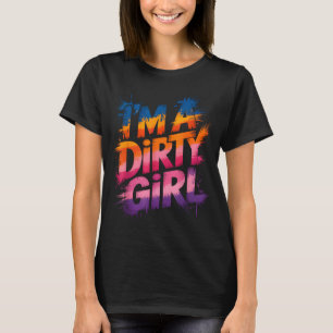 T-shirt Filles sale fille boue course reine boueuse boueus