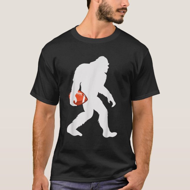 T-shirt Filles Sasquatchful Unisex Enfants Football Thème  (Devant)