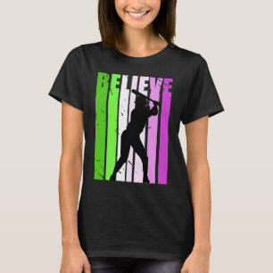 T-shirt Filles Softball Anniversaire Concurrence Équipe Fe