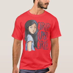T-shirt Filles Soutien Filles Feminisme Citation Jeune Fil