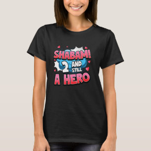 T-shirt Filles super-héros pour le 2e anniversaire Shabam