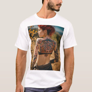 T-shirt Filles tatouées & Vibes de la Terre Tee"