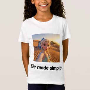 T-shirt filles tendance Cute et confortable tous