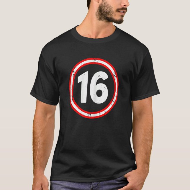 T-shirt Filles Tourning Circle 16e anniversaire (Devant)