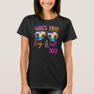 T-shirt Filles Trip Key West Florida 2022 Lunettes de sole