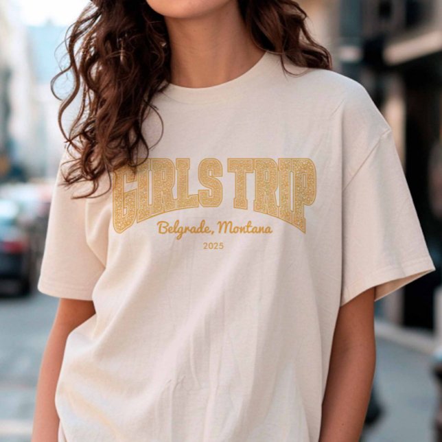 T-shirt FILLES TRIP Sunset Ditzy Floral Matching Group (GIRLS TRIP  Sunset Ditzy Floral T-shirt)