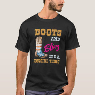 T-shirt Filles USA FLAG Bottes Lâcher Sa Chouette Coupe
