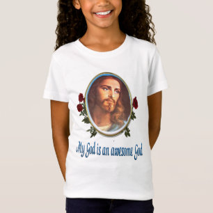 T-Shirt Filles vêtement chrétien Awesome Dieu