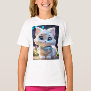 T-shirt Filles Vêtements Modèle Kitten Filles Enfants