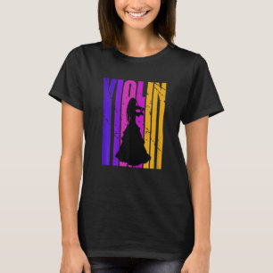 T-shirt Filles Violon rétro Anniversaire violoniste Orches