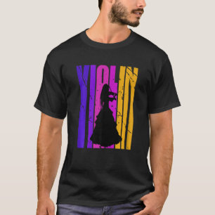 T-shirt Filles Violon rétro Anniversaire violoniste Orches