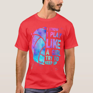 T-shirt Filles Volleyballeen Femmes Je sais que je joue co