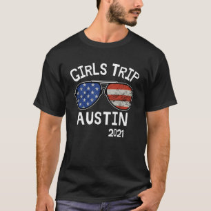 T-shirt Filles Voyage Austin Texas 2021 Dames semaine de v