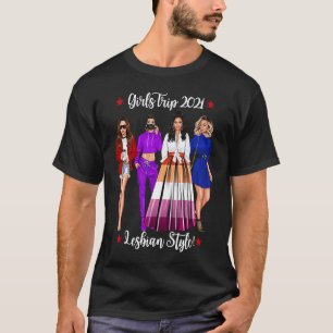 T-shirt Filles Voyage Lesbienne Vacation Gay Femme Hen Do