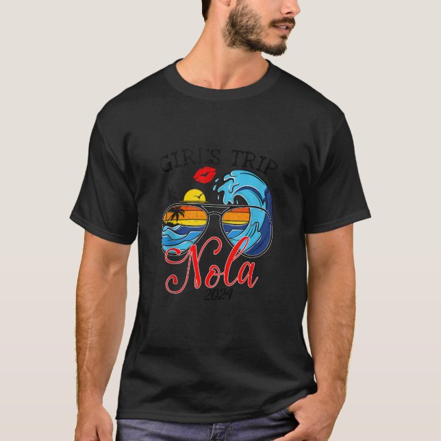 T-shirt Filles Voyage Nola 2024 Chemises FEMMES Week-end B (Devant)