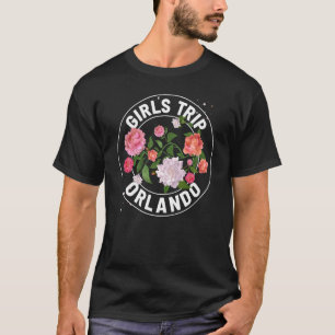T-shirt Filles Voyage Orlando 2023 Chemise Femme Weekend N