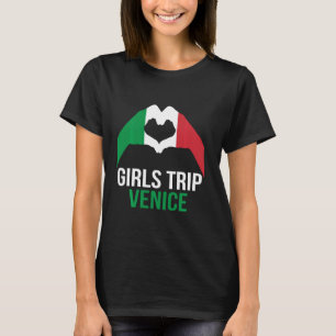 T-shirt Filles Voyage Venise Italie mignonne Correspondanc