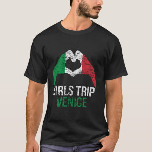 T-shirt Filles Voyage Venise Italie Vintage Correspondance