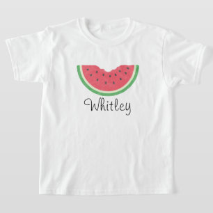 T-shirt Filles Watercolor Watermelon