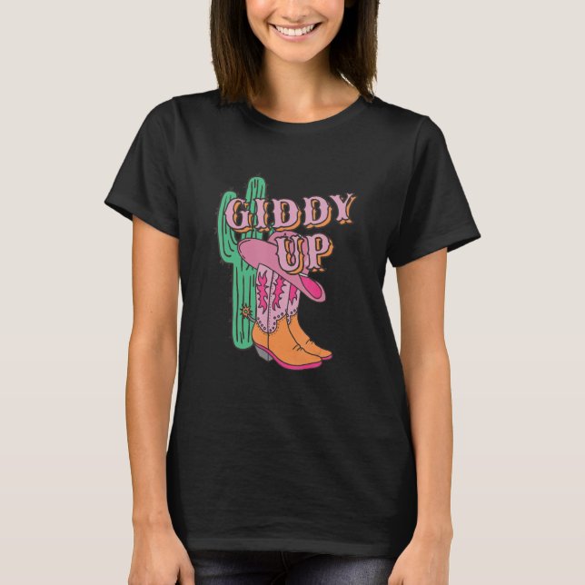 T-shirt Fillette vachère déchaînée (Devant)