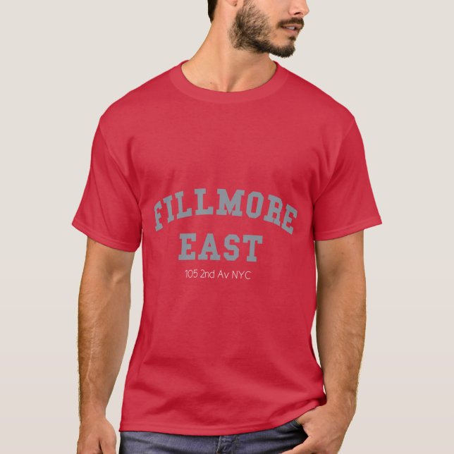 T-shirt Fillmore East NYC amis (Devant)