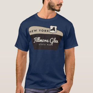 T-shirt Fillmore Glen State Park New York Affiche de bienv