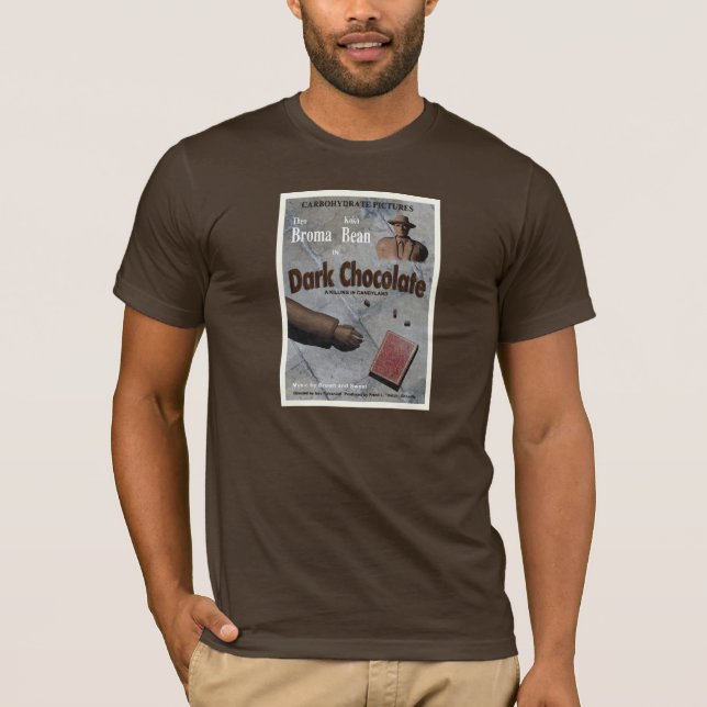 T-shirt Film au chocolat noir (Devant)