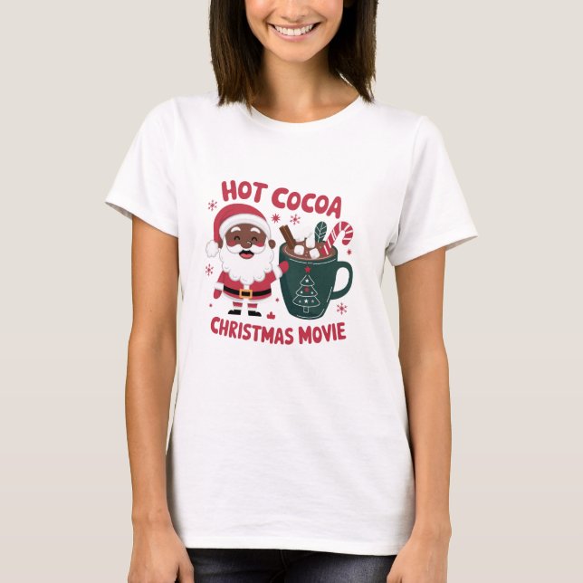 T-shirt Film de Noël et cacao chaud genre de journée Class (Devant)