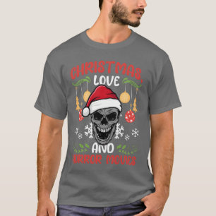 T-shirt Film d'horreur Cinéma Déplaisant Père Noël Noël Am