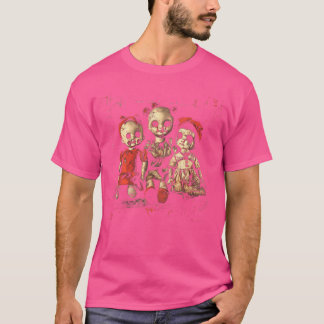 T-shirt Film d'horreur de poupée effrayante Jouet gothique