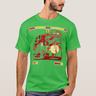 T-shirt Film d'horreur jeu vidéo Lazy Halloween Costume am