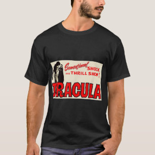 T-shirt Film d'horreur Vintage Dracula Halloween Monster V