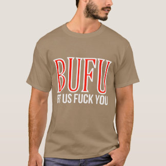 T-shirt Film Hip Hop Classique Bufu Fumeur de joints Fumeu