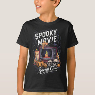 T-shirt Film Social Club Vintage Tv Halloween Horreur Art