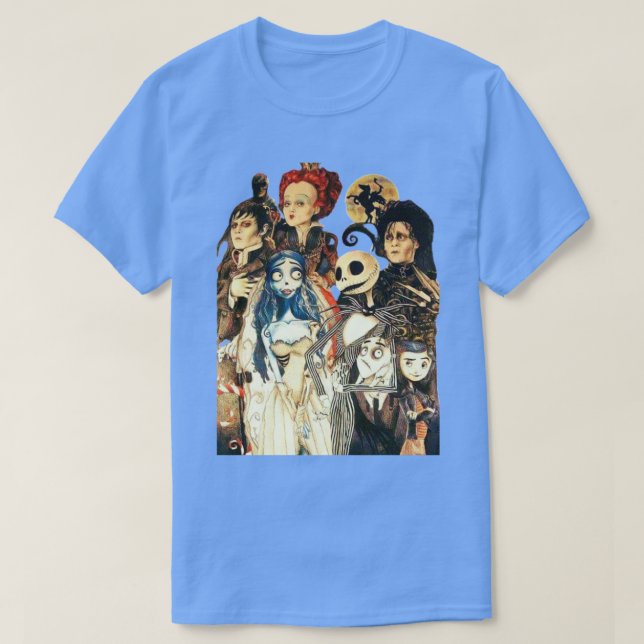 T-shirt Film Tim Burton (Design devant)