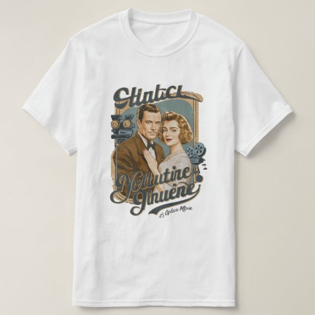 T-shirt film vintage (Design devant)