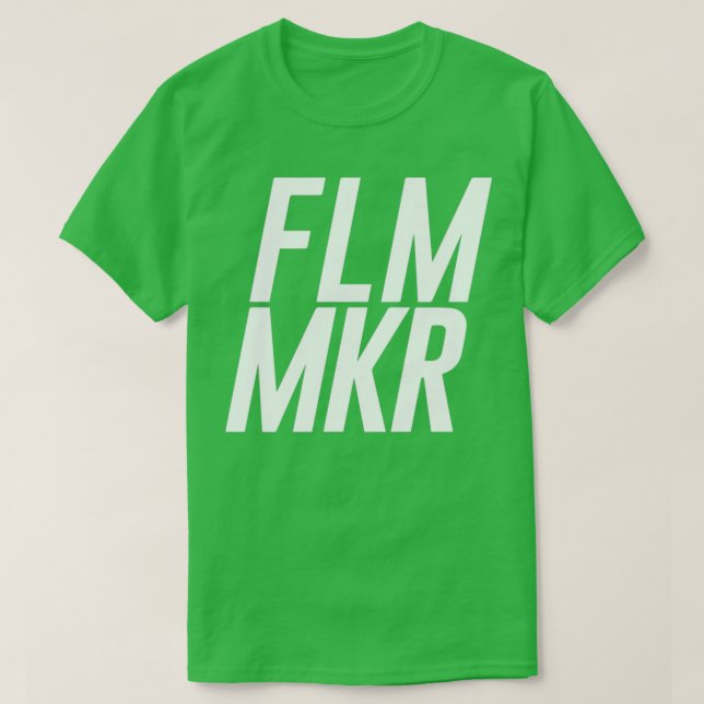 T-shirt Filmmaker no vowels (Design devant)