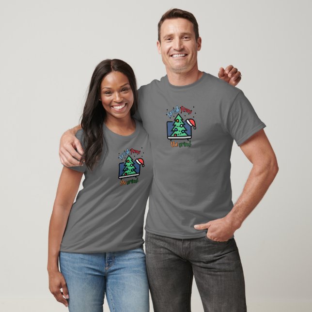 T-shirt "Films de Noël à la maison" (Unisexe)