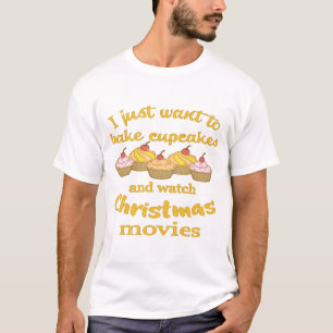 T-shirt Films de Noël et cuisson