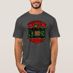 T-shirt Films d'horreur - Titres d'horreur V.H.S A-D Vert