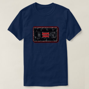T-shirt Films d'horreur - Vidéo Cassette Rouge Noir