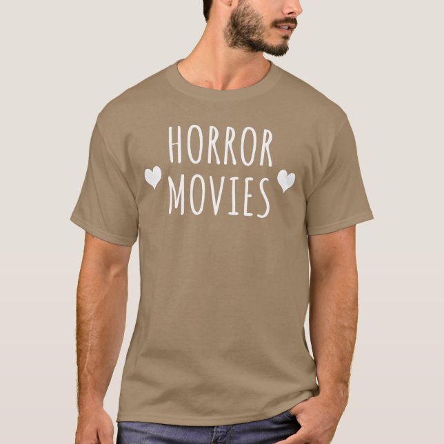 T-shirt Films d'horreur vintage (Devant)