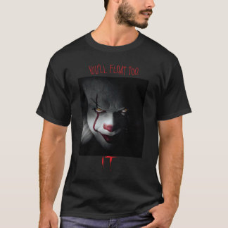 T-shirt Films IT Série TV Pennywise Vous Flotteriez Trop P