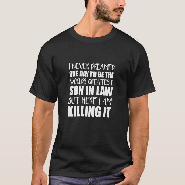 T-shirt Fils Amusant En Droit (Devant)