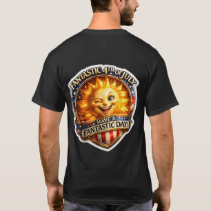T-shirt Fils clignant des yeux patriotique célébration du