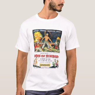 T-shirt - fils d'ANNONCE de film de Sinbad - 1950