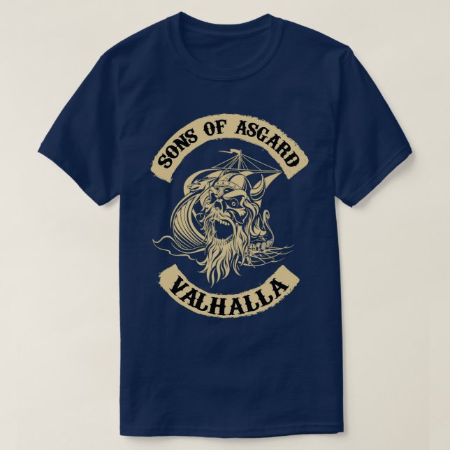 T-shirt Fils d'Asgard Valhalla (Design devant)