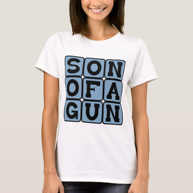 T-shirt Fils de Canon, Idiome (Devant)